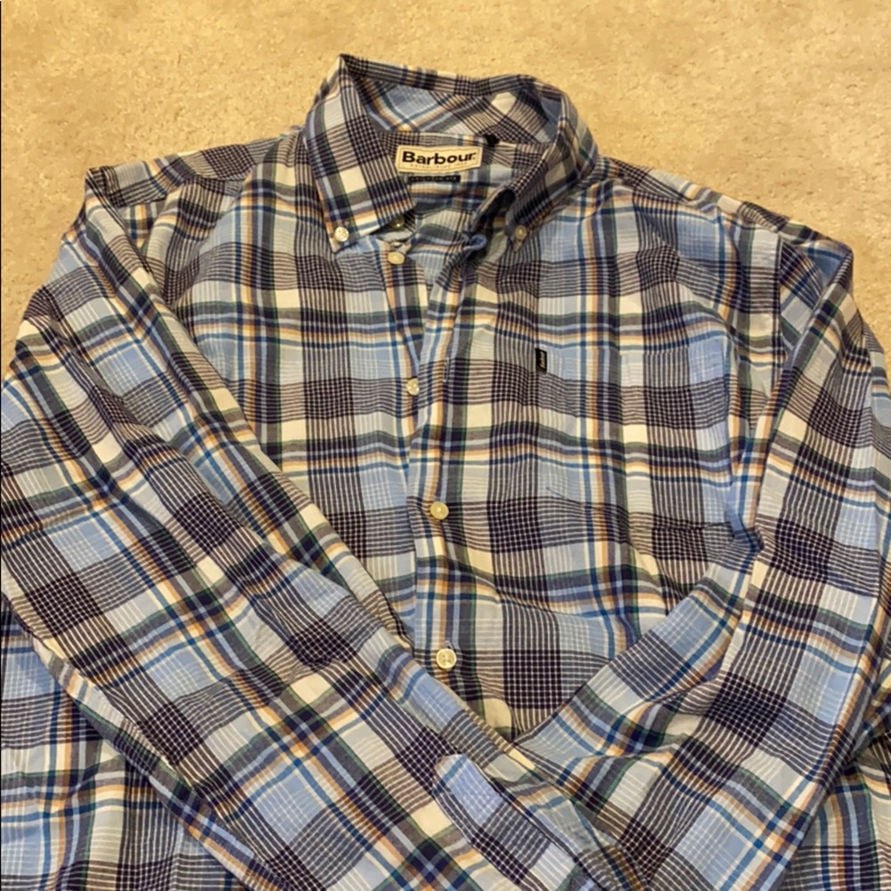 Barbour men’s button down shirt. Medium.